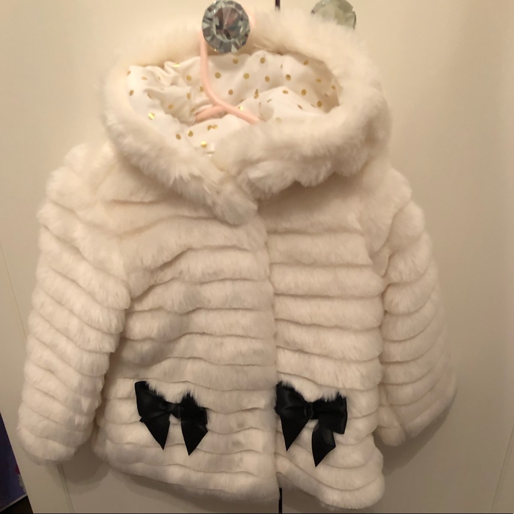 Kate Spade Baby Fur Coat 24months - NWOT
